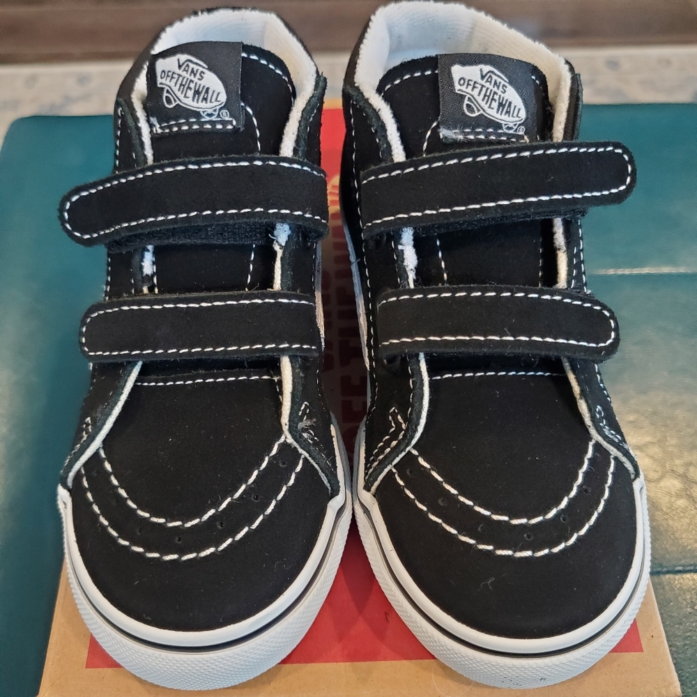 Vans Sk8-Mid Reissue V Toddler Sneaker 9.5T Black
